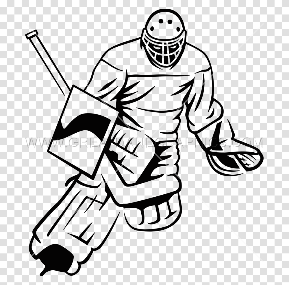 Hockey Goalie Catchu Production Ready Artwork For T Shirt Printing, Knight, Sport, Sports, Bow Transparent Png