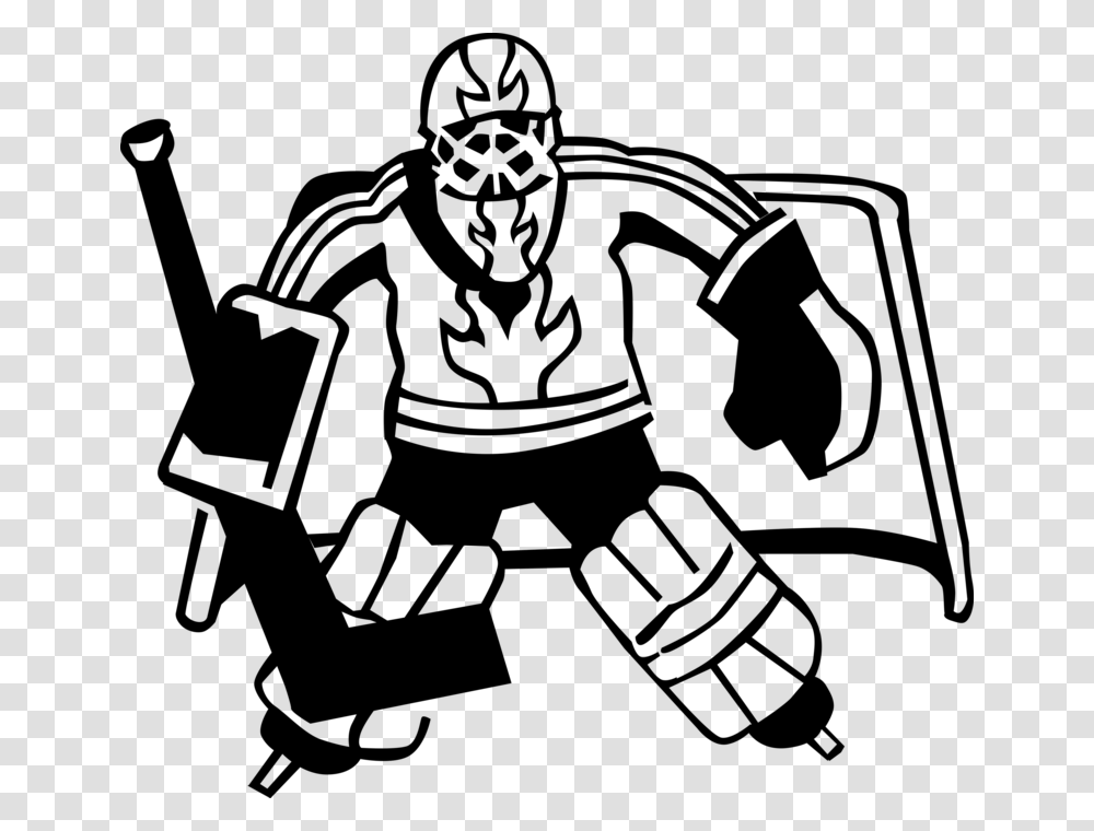 Hockey Goalie Protects Net, Gray, World Of Warcraft Transparent Png