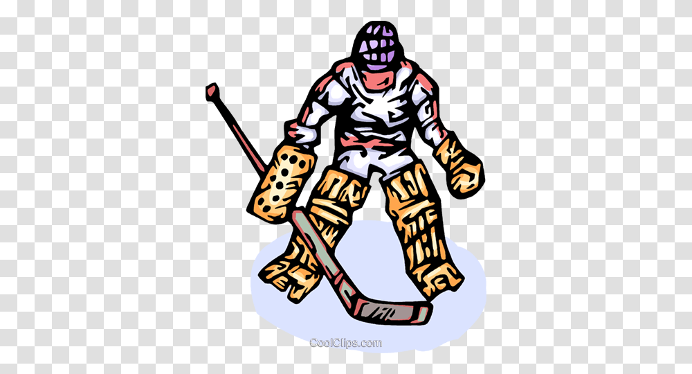 Hockey Goalie Royalty Free Vector Clip Art Illustration, Person, Human, People, Knight Transparent Png