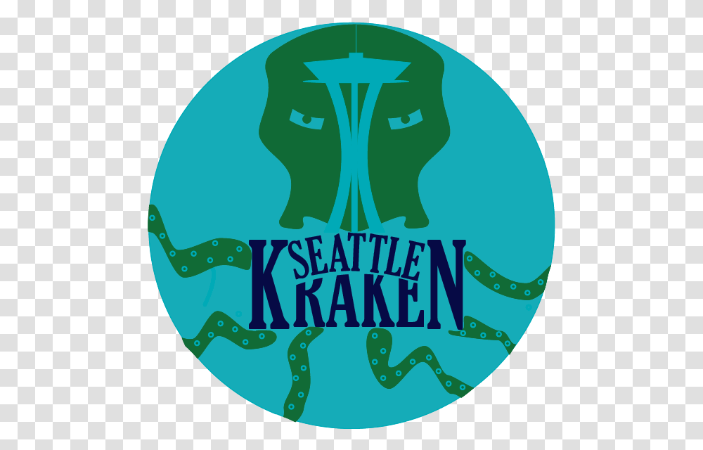 Hockey Hockey Logos For Seattle Kraken, Symbol, Trademark, Poster, Advertisement Transparent Png