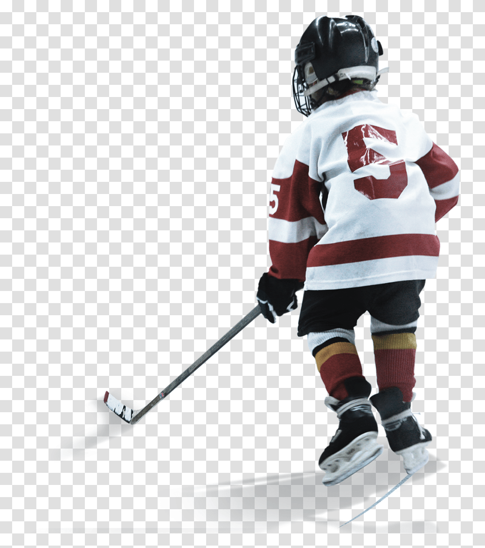 kid hockey player clipart