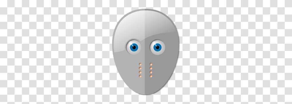 Hockey Mask And Eyes Clip Art Free Vector, Disk, Plectrum, Plant, Contact Lens Transparent Png