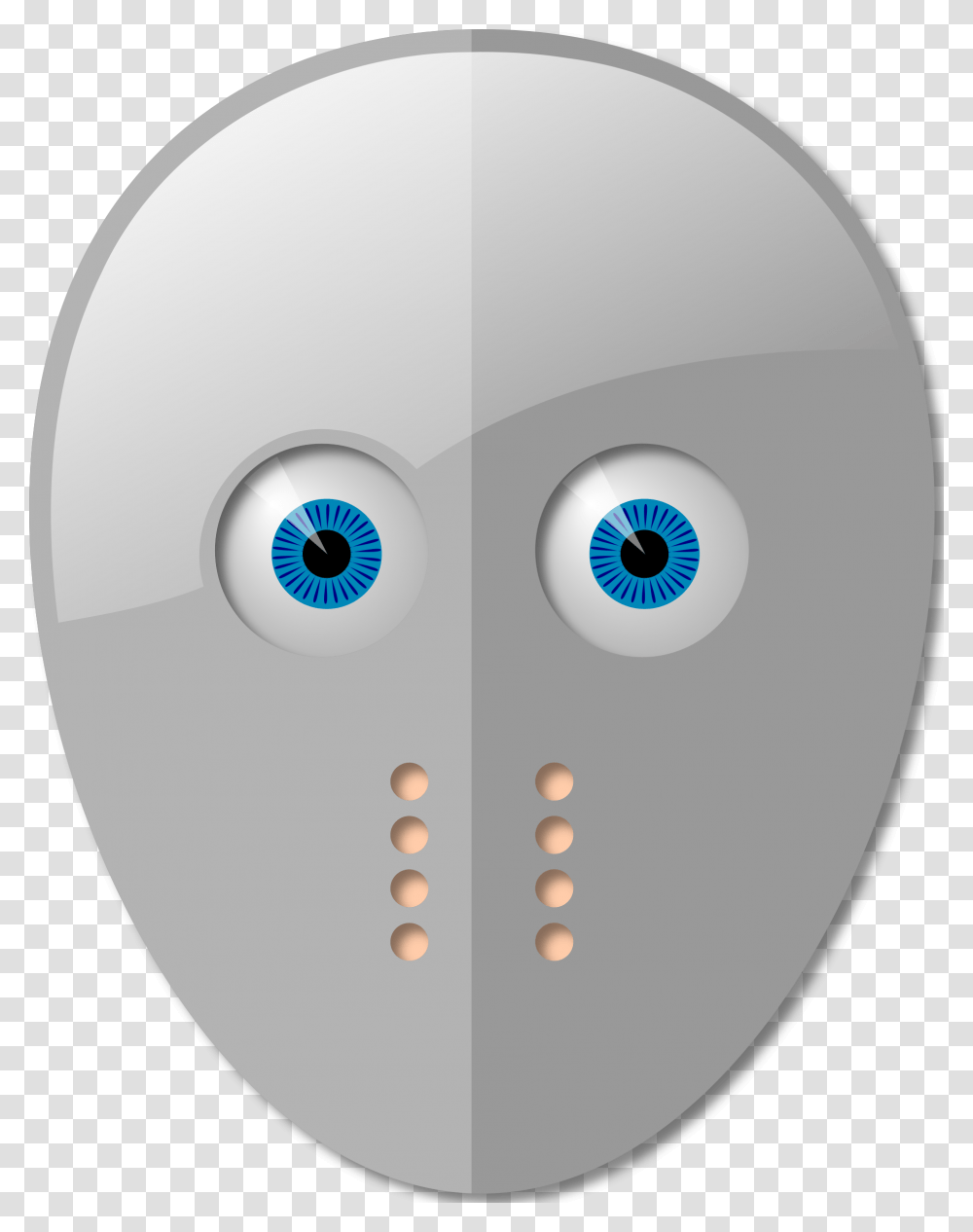 Hockey Mask And Eyes Clip Arts, Disk, Plectrum, Head, Light Transparent Png