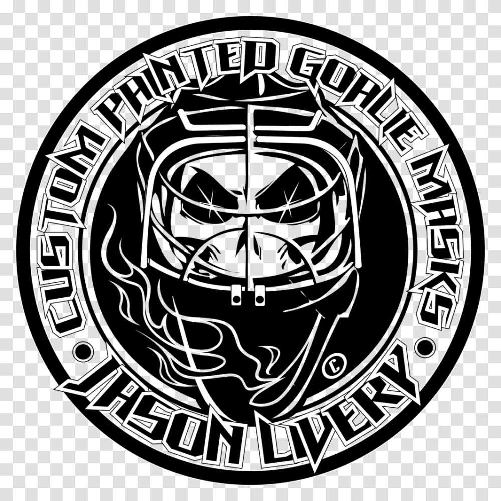 Hockey Mask, Logo, Trademark, Grenade Transparent Png