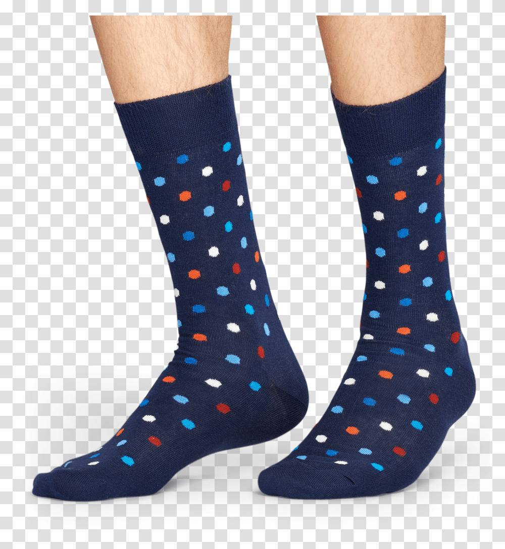 Hockey Sock Happy Socks Blauw, Apparel, Shoe, Footwear Transparent Png