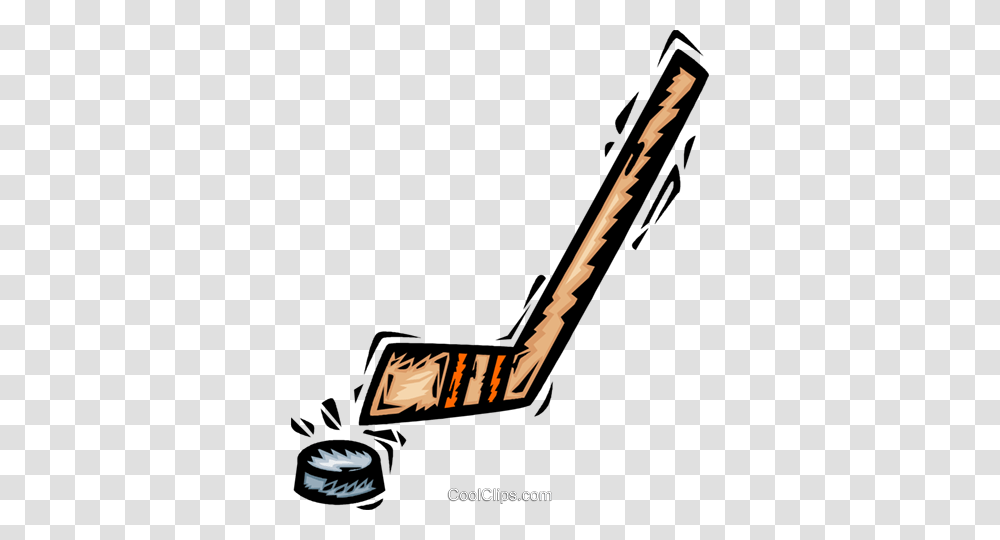 Hockey Stick And Puck Royalty Free Vector Clip Art Illustration, Leisure Activities, Musical Instrument, Apparel Transparent Png