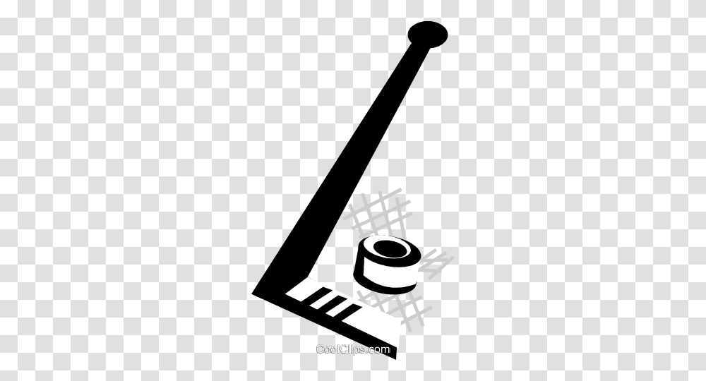 Hockey Stick And Puck Royalty Free Vector Clip Art Illustration, Paper Transparent Png
