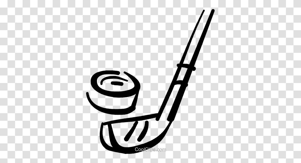 Hockey Stick Royalty Free Vector Clip Art Illustration, Sport, Sports, Golf Club, Putter Transparent Png