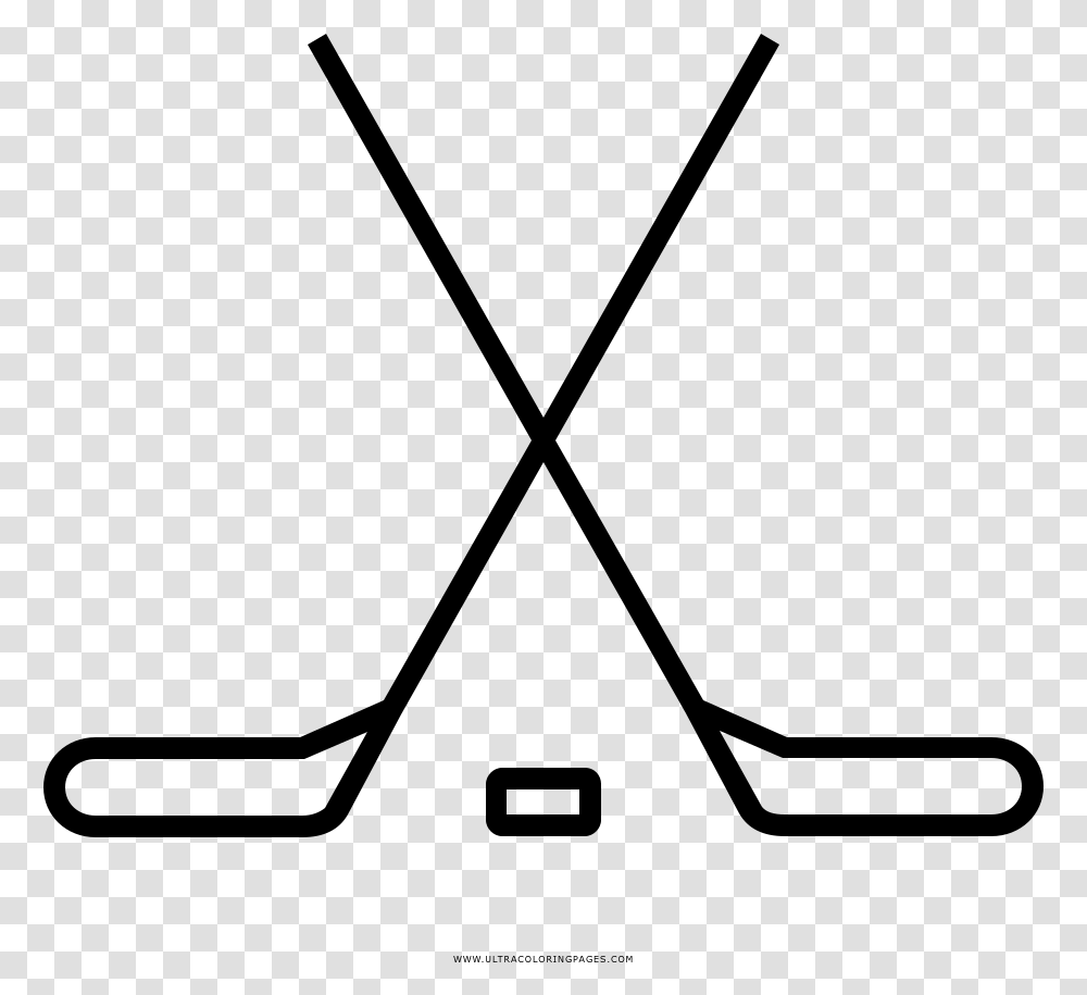 Hockey Sticks Coloring Page, Gray, World Of Warcraft Transparent Png
