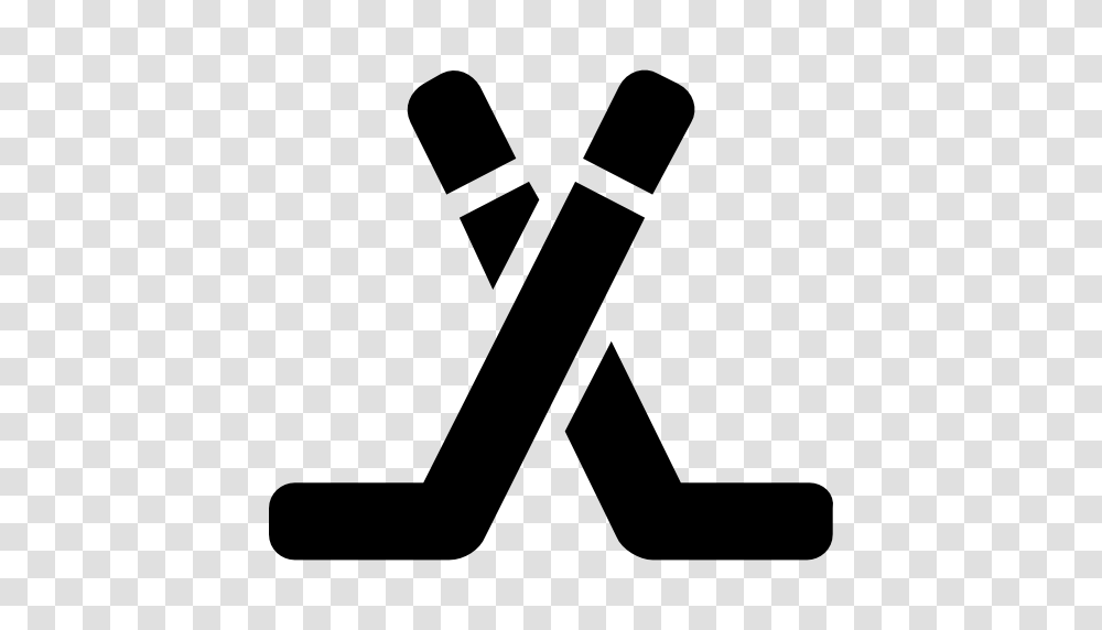 Hockey Sticks Cross, Stencil, Alphabet, Hammer Transparent Png