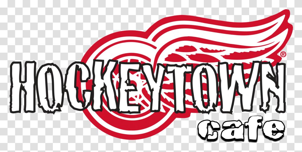 Hockeytown Cafe Logo Detroit Red Wings, Label, Food Transparent Png