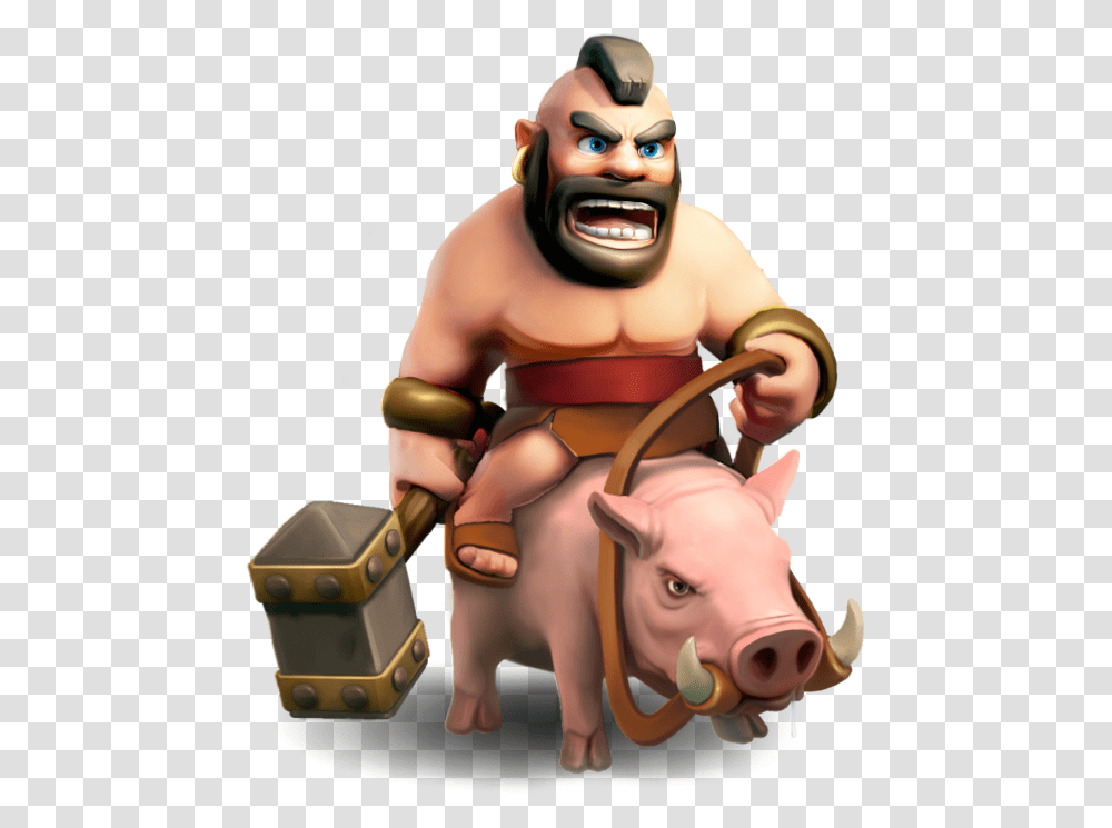 Hog Clipart Hog Rider Clash Of Clans, Person, Human, Overwatch, Mammal Transparent Png