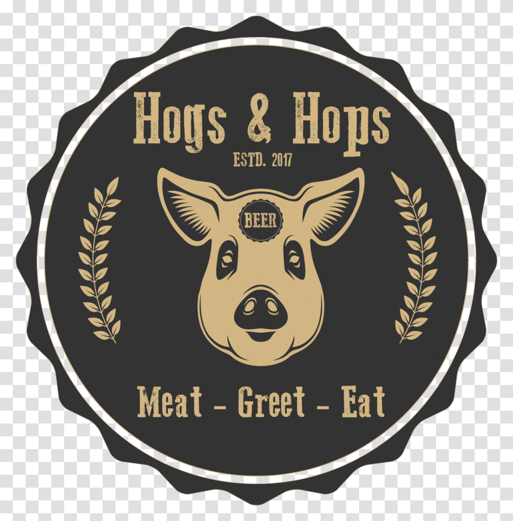 Hogs And Hops Daventry, Label, Logo Transparent Png
