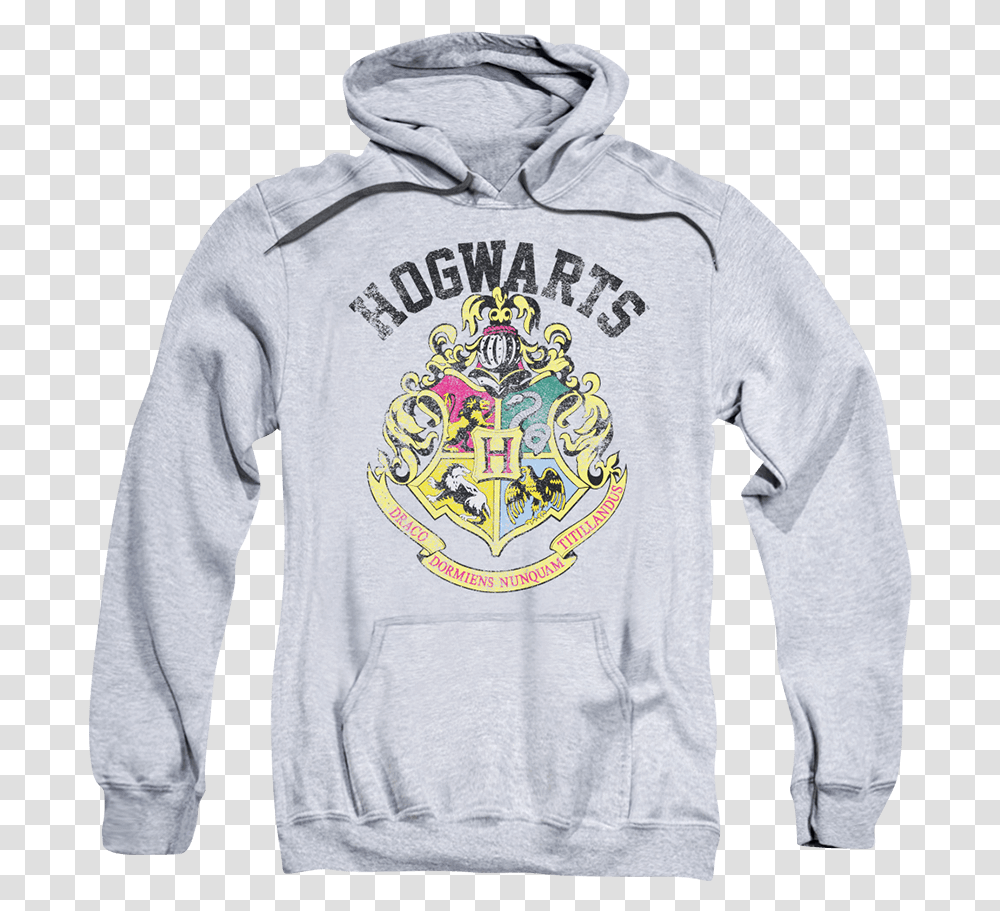 Hogwarts Crest Pull Over Hoodie Harry Potter Hogwarts Hoodie, Apparel, Sweatshirt, Sweater Transparent Png