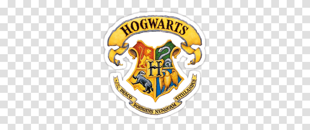 Hogwarts Crest Stickers, Logo, Trademark, Badge Transparent Png