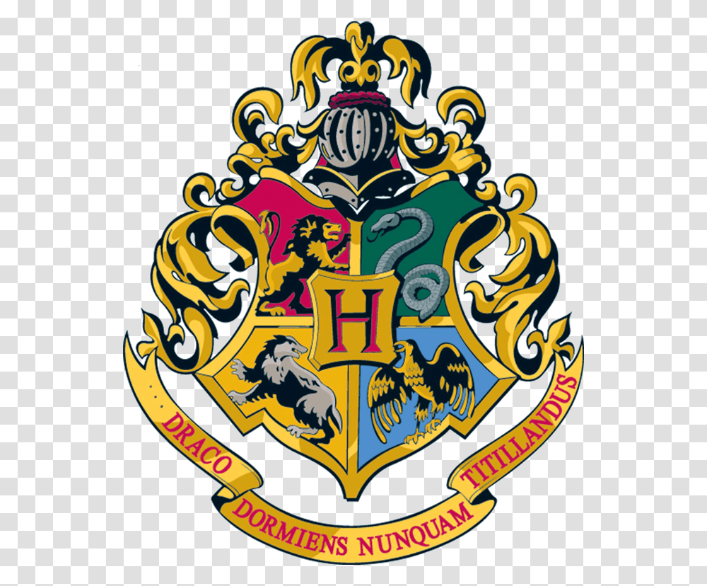 Hogwarts Gryffindor Slytherin Rawenclaw Hufflepuff, Emblem, Logo, Trademark Transparent Png