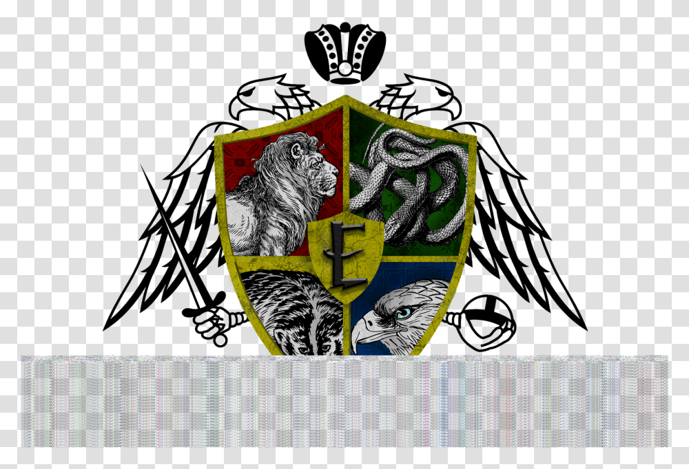 Hogwarts Inspired Sportsfest Logo Orthodox Double Headed Eagle Tattoo, Armor, Bird, Animal, Rug Transparent Png