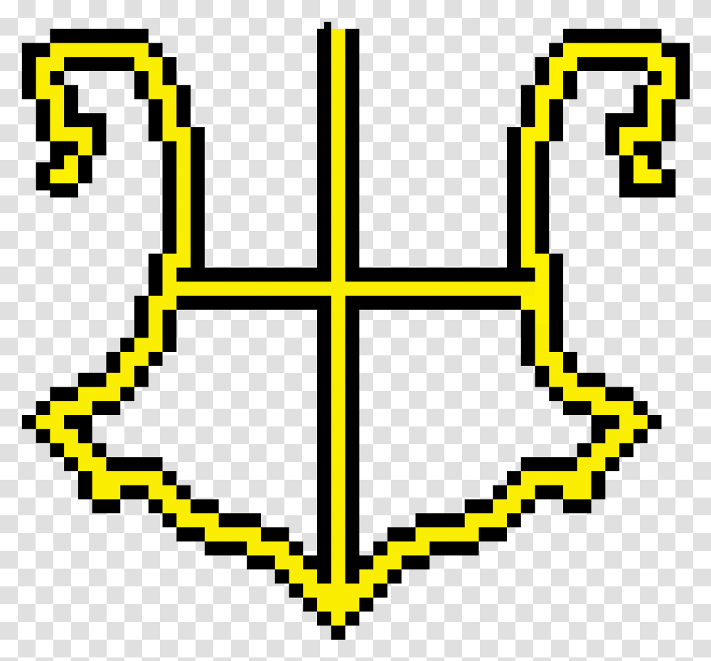 Hogwarts Logo Pixel Art, Pattern, Ornament Transparent Png
