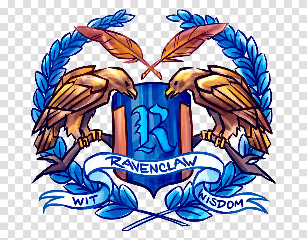 Hogwarts Ravenclaw House Sqying, Logo, Dragon, Emblem Transparent Png