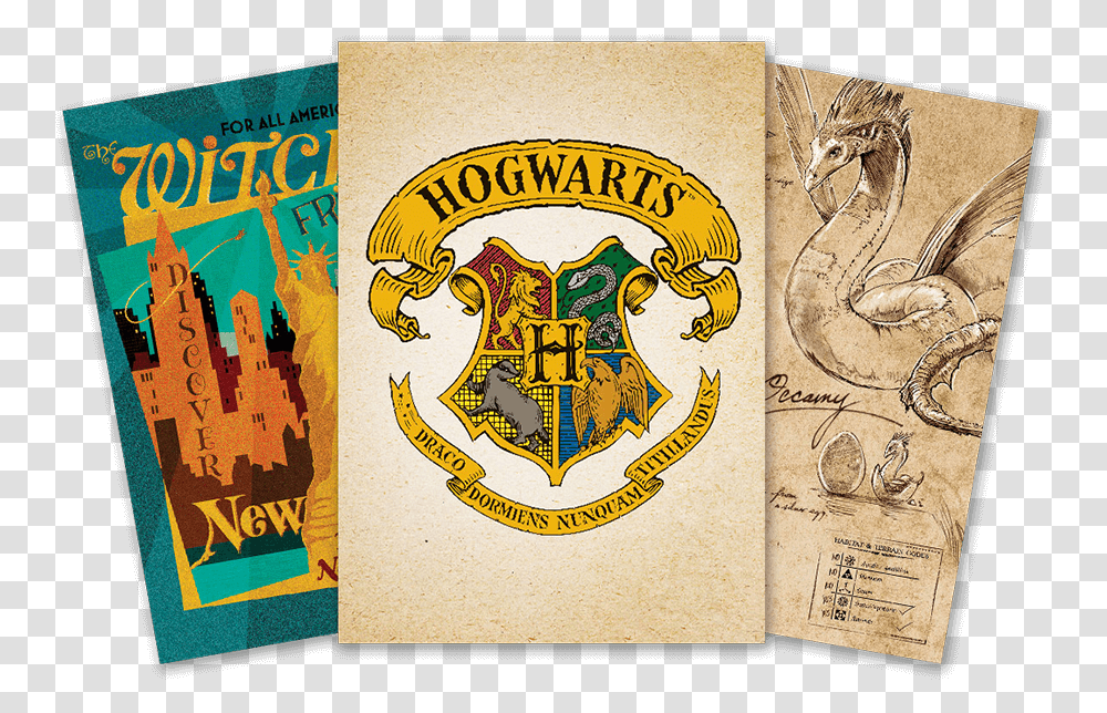 Hogwarts School Of Witchcraft And Wizardry Logo, Poster, Advertisement, Flyer, Paper Transparent Png