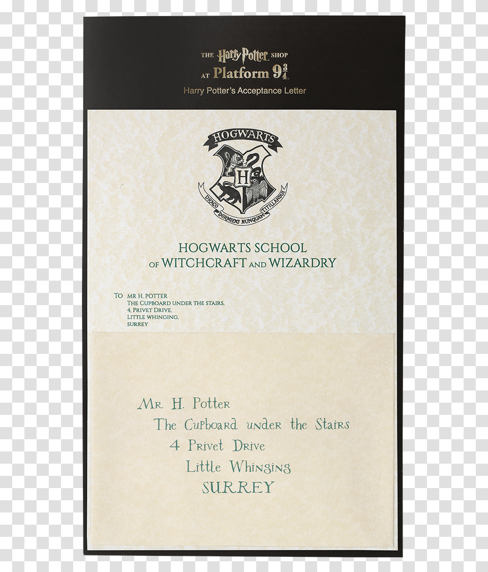 Hogwarts Seal, Document, Id Cards, Flyer Transparent Png
