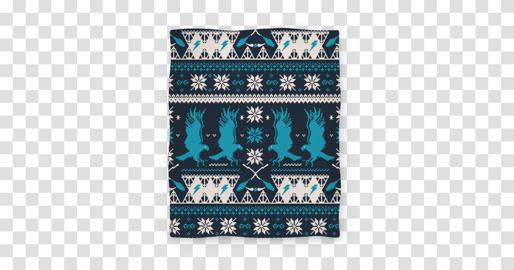 Hogwarts Ugly Christmas Sweater Pattern Beach Towel, Rug, Blanket, Tapestry, Ornament Transparent Png
