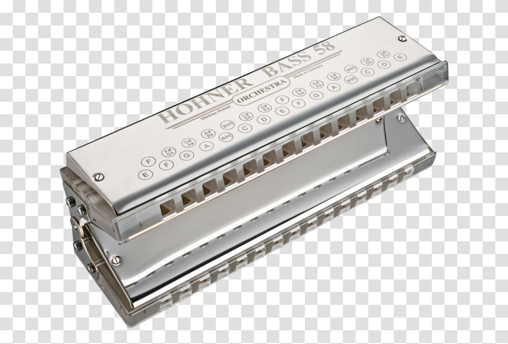 Hohner Orchestral Bass 58 Harmonica Hohner Bass Harmonica, Musical Instrument Transparent Png