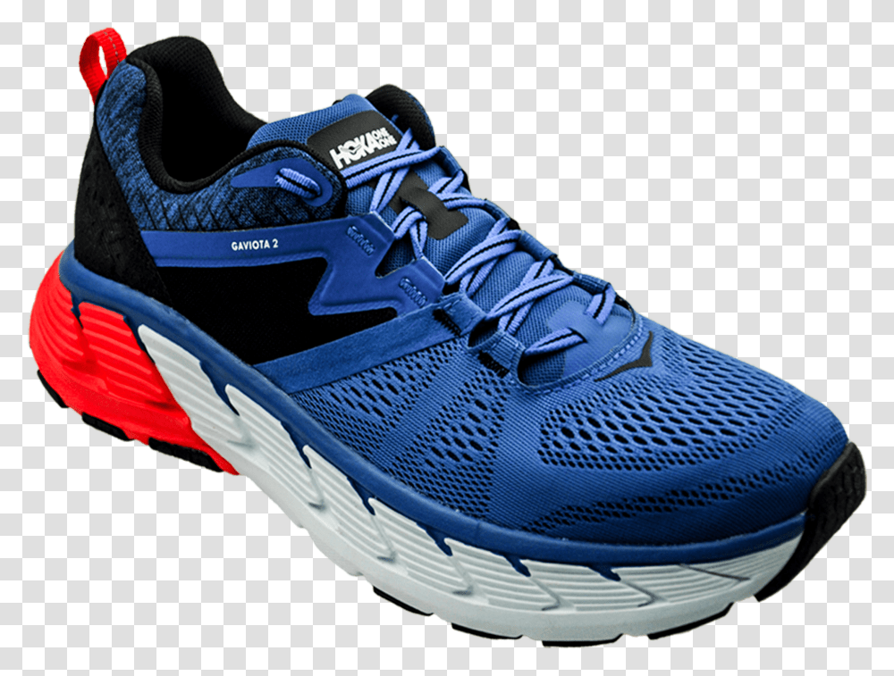 Hoka One One Gaviota 2 Imperial Blue Anthracite Running Shoe, Footwear, Apparel, Sneaker Transparent Png