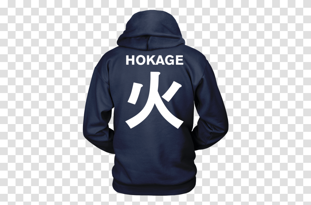 Hokage Black Sweatshirt, Apparel, Sweater, Hoodie Transparent Png