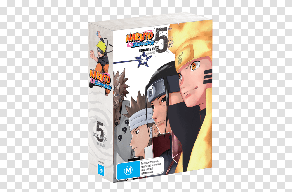 Hokage Part 5 Episodes 416 500 Dvd Box Set Naruto Shippuden Ultimate Ninja Storm, Helmet, Apparel, Comics Transparent Png
