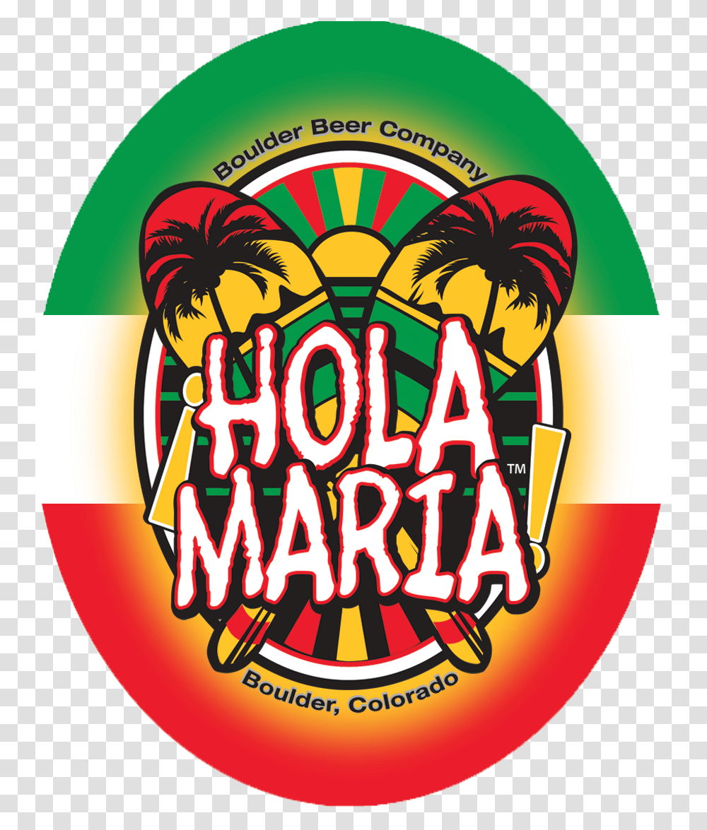 Hola Mario Oval No Bg Boulder Beer Hola Maria Mexican Style Ale, Label, Advertisement, Poster Transparent Png