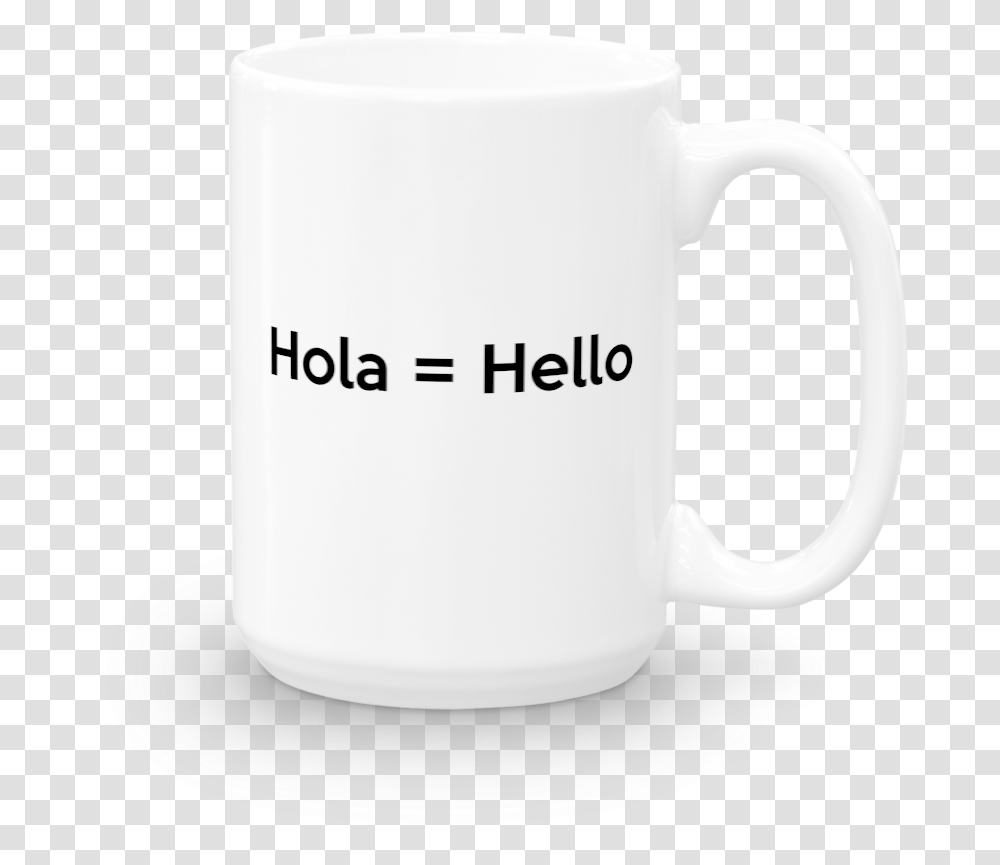 Hola Mug White Mug, Coffee Cup, Pottery, Milk, Beverage Transparent Png