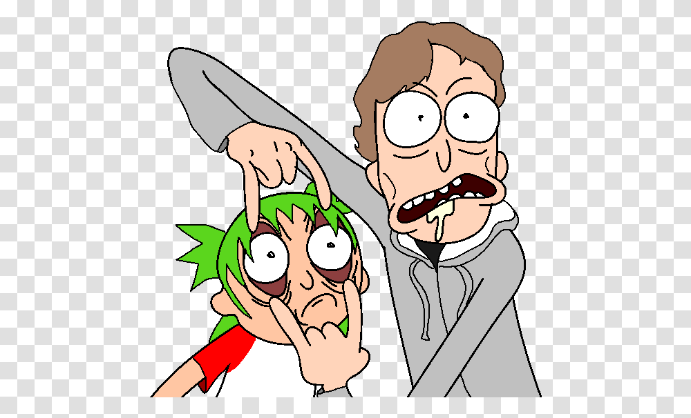 Holding A Rifle By Its Magazine This Irks Me Warhammer Rick And Morty, Plant, Person, Jaw, Fruit Transparent Png