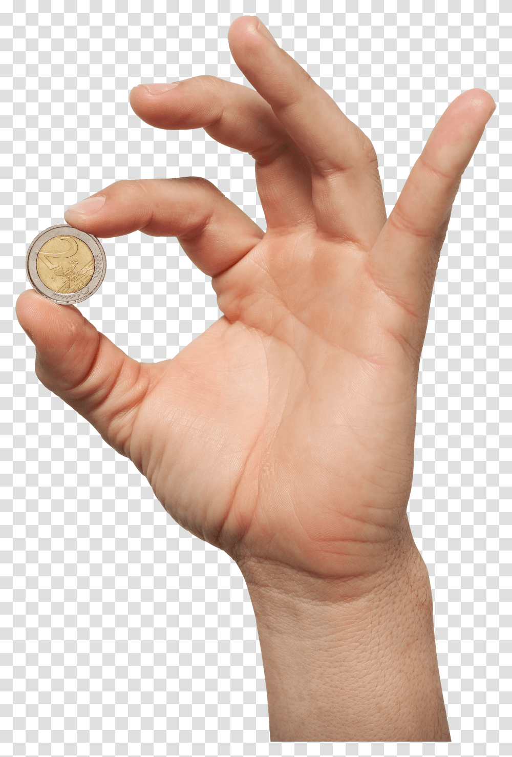 Holding Coin Hand Hand Holding Coin, Person, Human, Money, Finger Transparent Png