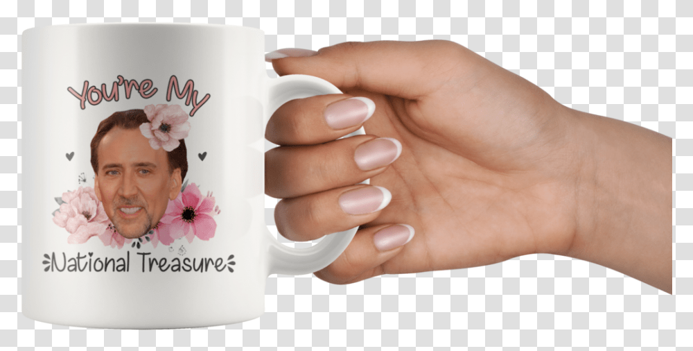 Holding Cup Of Coffee, Coffee Cup, Person, Human, Nail Transparent Png