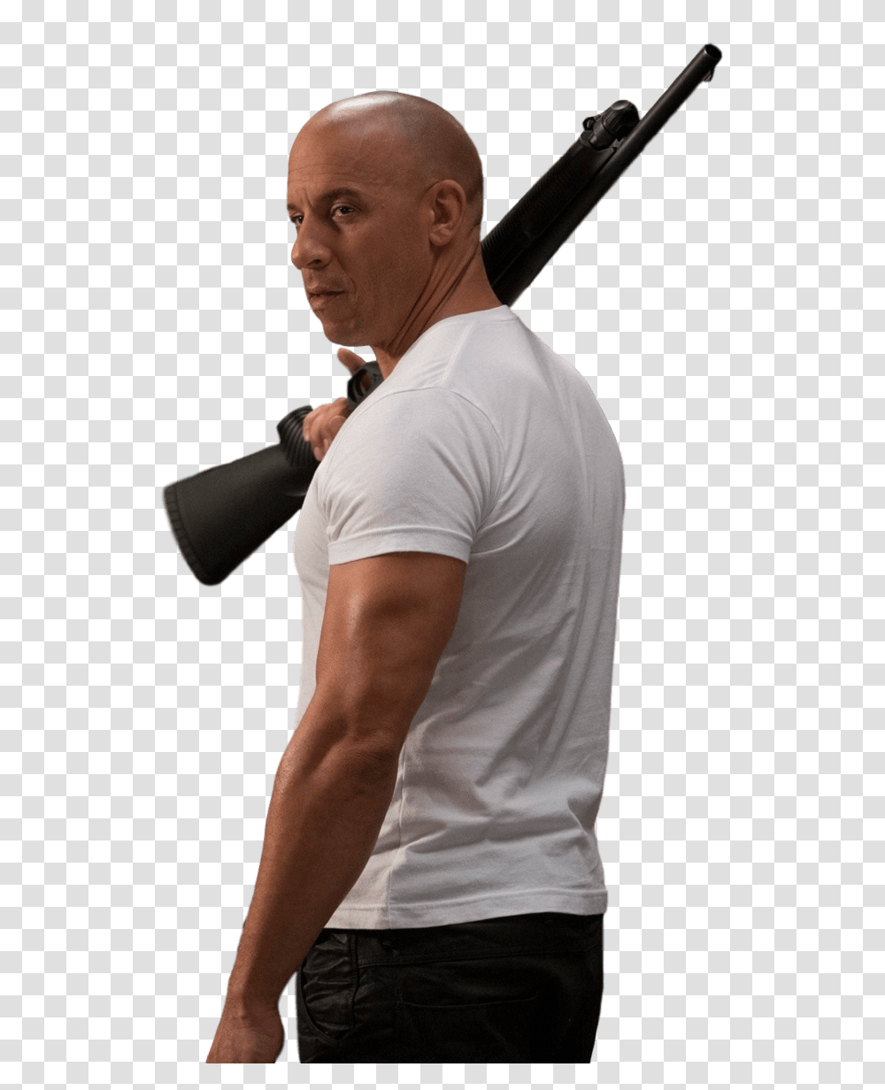 Holding Gun Vin Diesel, Person, Arm, Sleeve Transparent Png