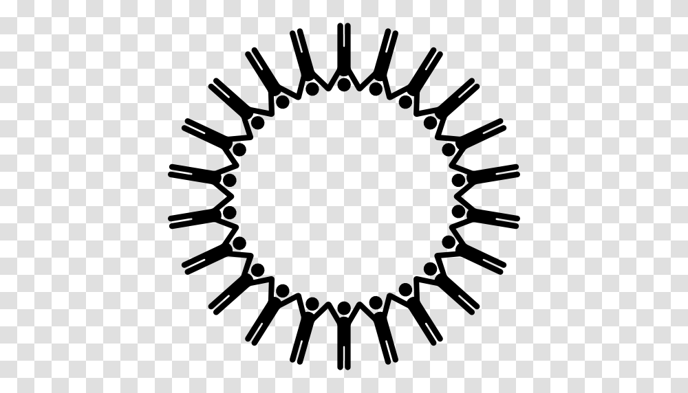 Holding Hands In A Circle Group With Items, Hair Slide Transparent Png