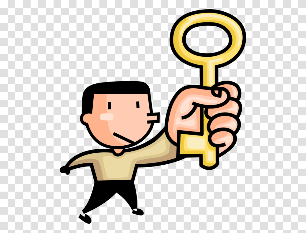Holding Key To Unlock Padlock Vector Image Holding A Key Clipart, Dynamite, Bomb, Weapon, Weaponry Transparent Png