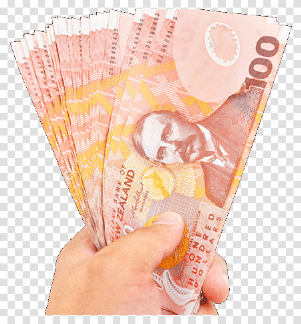 Holding New Zealand Dollars, Person, Human, Book Transparent Png