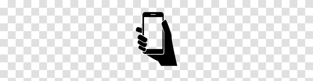 Holding Phone Icons Noun Project, Gray, World Of Warcraft Transparent Png