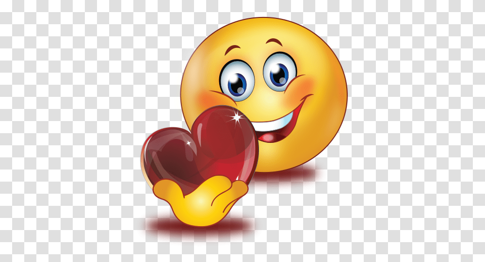 Holding Red Glossy Heart Emoji Krillin Heart Eyes Emoji, Toy, Photography, Gum, Food Transparent Png