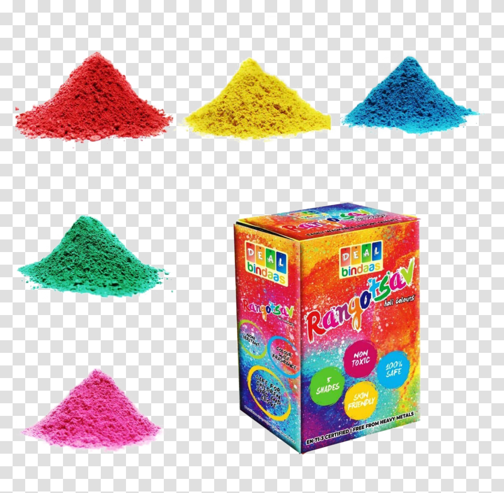 Holi Color Image Plastic, Food, Box, Dye, Candy Transparent Png