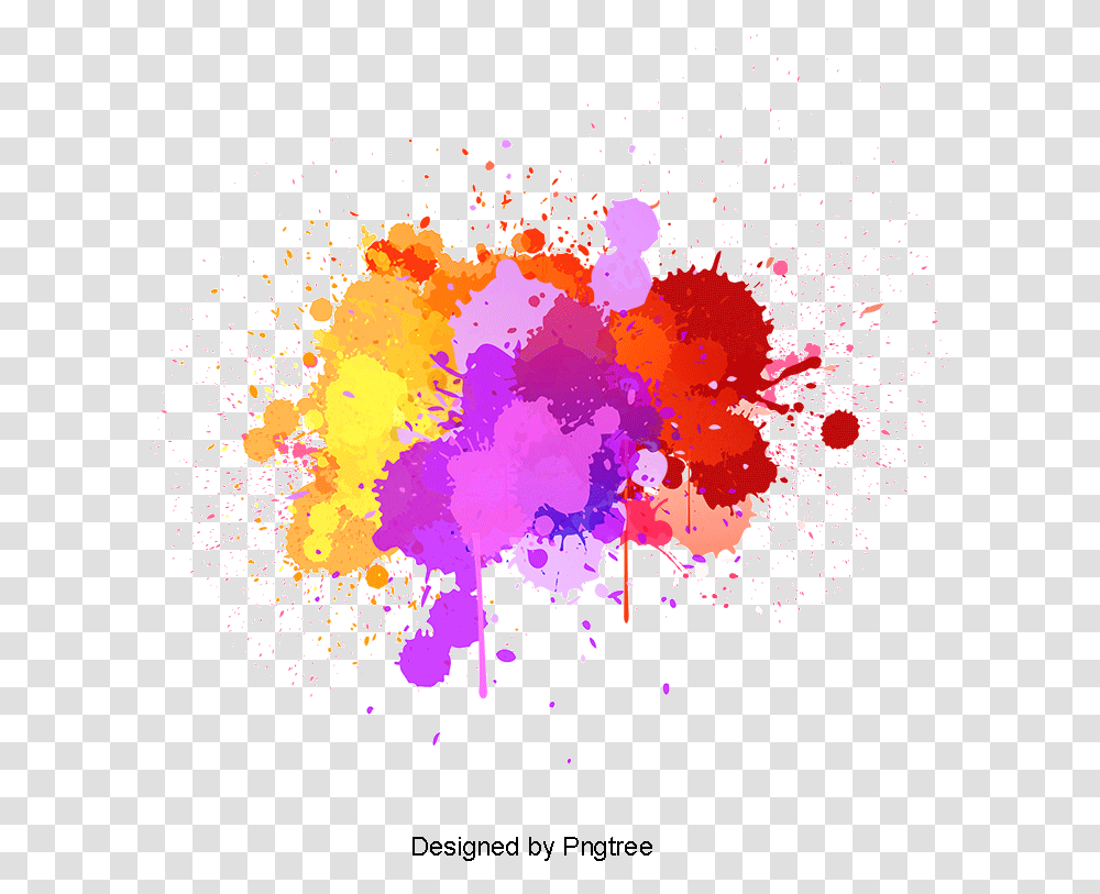 Holi Color Splash Color Splash Vector, Painting, Paper Transparent Png