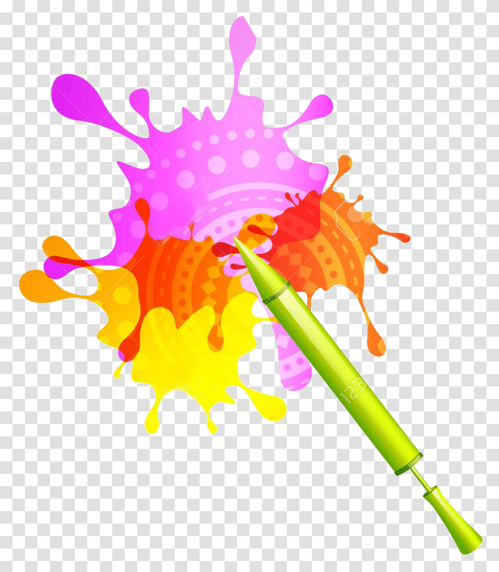 Holi Colour Splash Free Download Holi, Graphics, Art, Stain, Paint Container Transparent Png