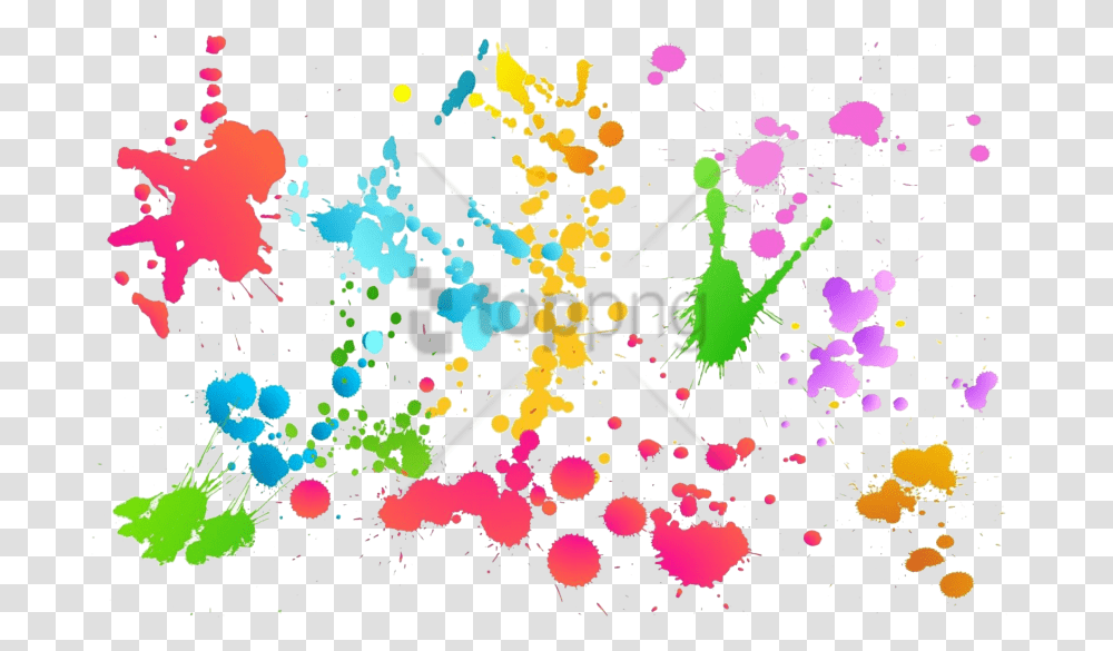Holi Colour Splash, Paper, Confetti Transparent Png
