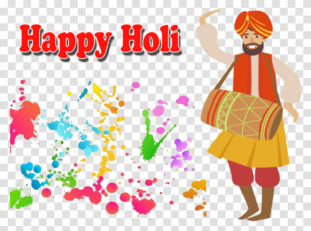 Holi Colour Splash, Paper, Person, Human, Confetti Transparent Png