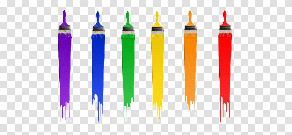 Holi Images Rainbow Paint Brush Clip Art, Pen, Tool, Toothbrush Transparent Png