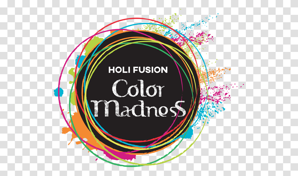 Holi Logo Holi Fusion Color Madness, Paper Transparent Png