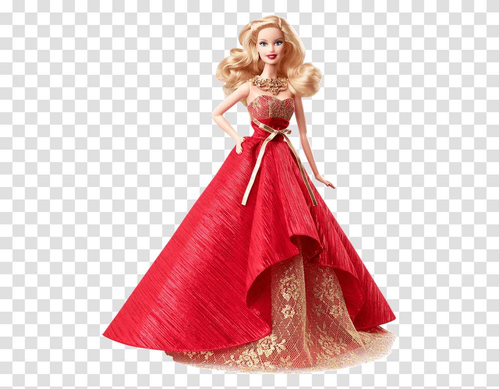 Holiday Barbie 2014, Doll, Toy, Figurine Transparent Png