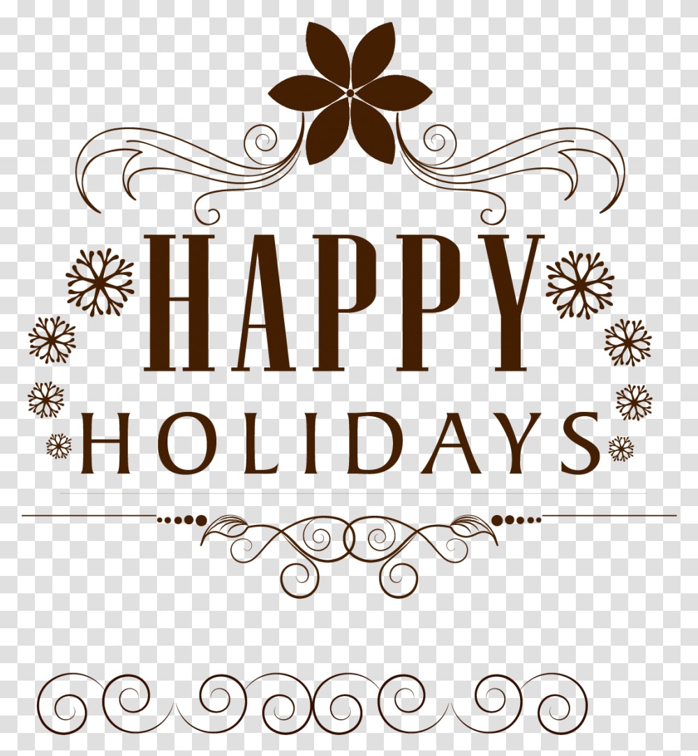 Holiday Euclidean Vector Background Happy Holidays Clipart, Alphabet, Liquor Transparent Png